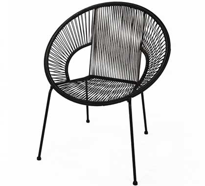 Chaise de Jardin Ipanema Fil Noir