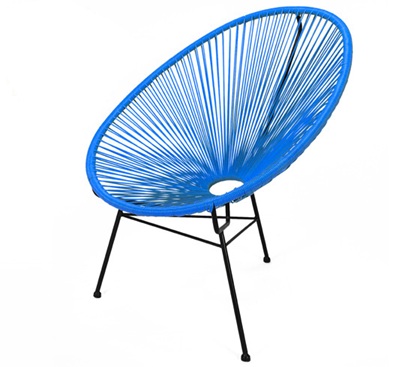 Fauteuil Acapulco Enfant Bleu