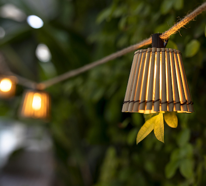 Guirlande Décorative pour Jardin Okinawa Câble Jute