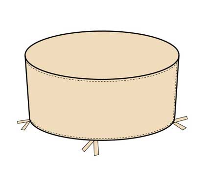 Housse Table de Jardin Ronde 140cm